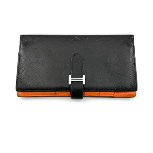 Pre-owned Wallets, female, , Size: ONE SIZE Pre-owned Leather wallets - Hermès Vintage - Modalova