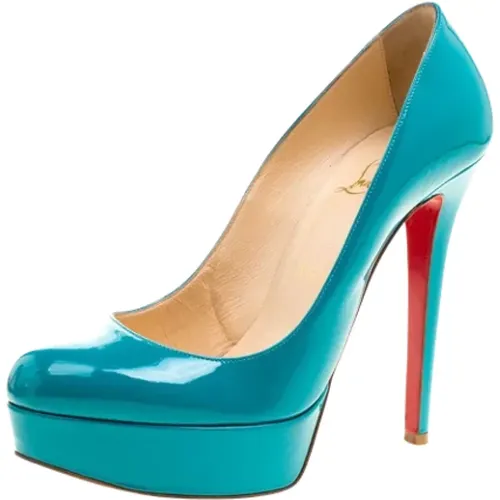 Pre-owned Leather heels , female, Sizes: 4 1/2 UK - Christian Louboutin Pre-owned - Modalova