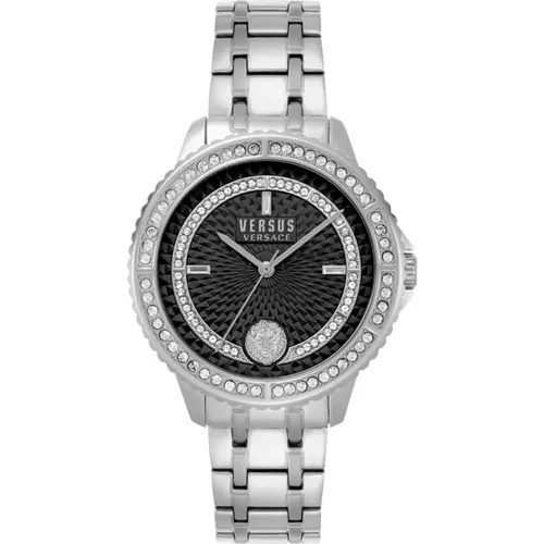 Montorgueil Stainless Steel Bracelet Watch , female, Sizes: ONE SIZE - Versus Versace - Modalova