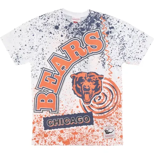 T-Shirts, male, , Size: M Chicago Bears NFL Team Tee - Mitchell & Ness - Modalova