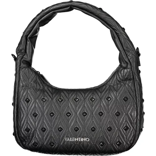 Schwarze Schultertasche mit abnehmbarem Riemen , Damen, Größe: ONE Size - Valentino by Mario Valentino - Modalova