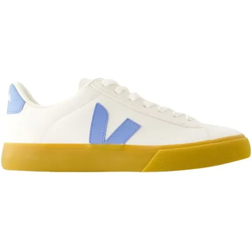 Weiße Leder Campo Sneakers , Damen, Größe: 36 EU - Veja - Modalova