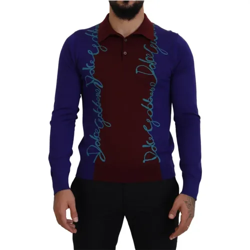 Luxus Wolle Seide Pullover - Dolce & Gabbana - Modalova