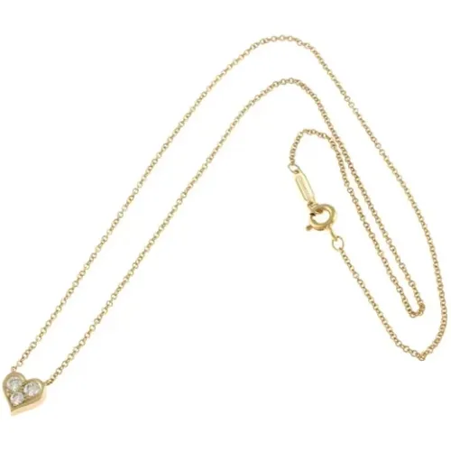 Pre-owned Jewellery, female, , Size: ONE SIZE Pre-owned Rose Gold necklaces - Tiffany & Co. Pre-owned - Modalova