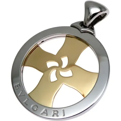 Pre-owned Jewellery, female, , Size: ONE SIZE Pre-owned Stainless Steel necklaces - Bvlgari Vintage - Modalova