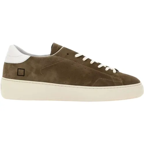 Sneakers, male, , Size: 8 US Military Suede Sneakers - D.a.t.e. - Modalova