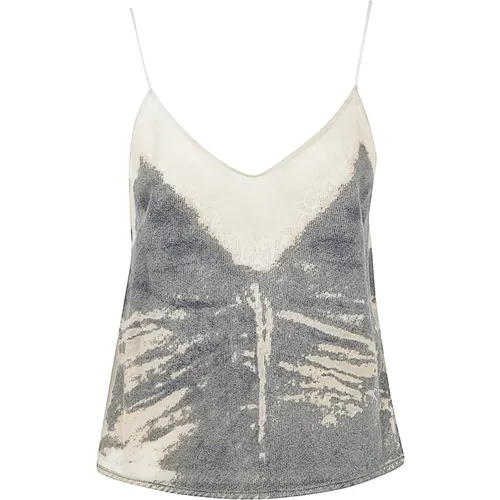 Vintage Denim Top , Damen, Größe: L - Diesel - Modalova