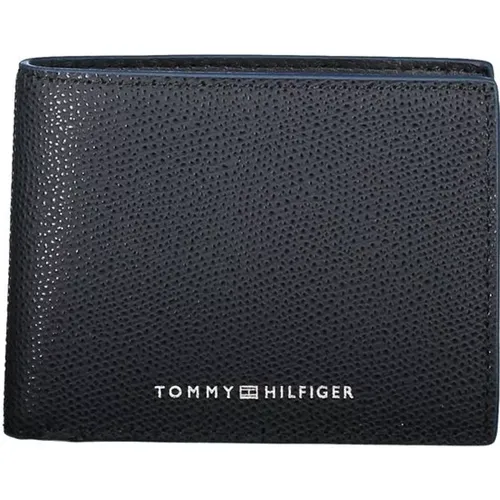 Wallets & Cardholders, male, , Size: ONE SIZE Leather Wallet - Tommy Hilfiger - Modalova