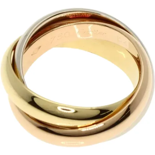 Pre-owned Gold rings , female, Sizes: ONE SIZE - Cartier Vintage - Modalova