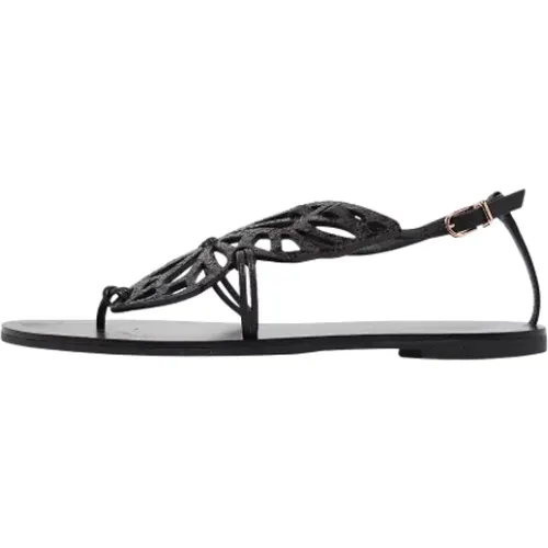 Pre-owned Leather sandals , female, Sizes: 4 UK - Sophia Webster Pre-owned - Modalova