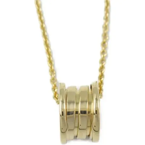 Pre-owned Gold necklaces , female, Sizes: ONE SIZE - Bvlgari Vintage - Modalova