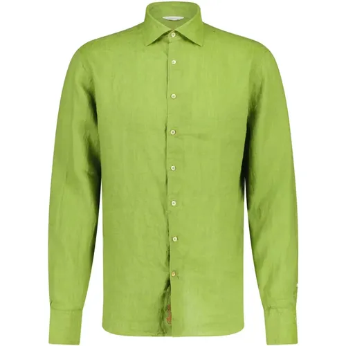 Linen Casual Shirt for Men , male, Sizes: 2XL, L, M, S - Stenströms - Modalova