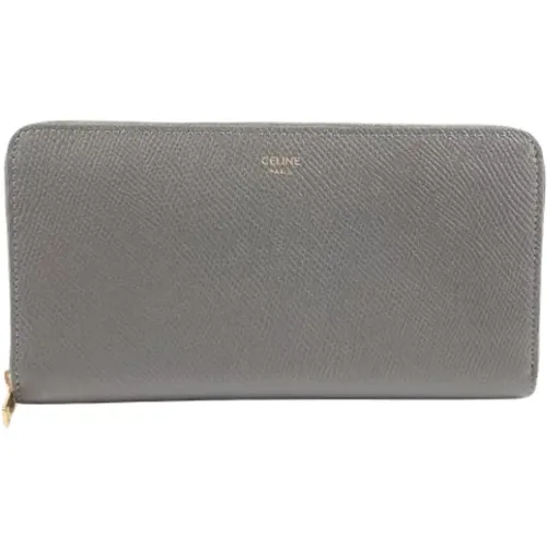 Pre-owned Wallets, female, , Size: ONE SIZE Pre-owned Leather wallets - Celine Vintage - Modalova