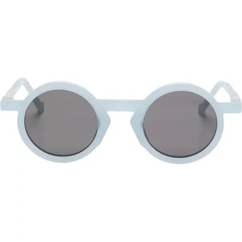 Wl0040 Aqua Haze Matt Sunglasses , unisex, Sizes: 46 MM - Vava Eyewear - Modalova