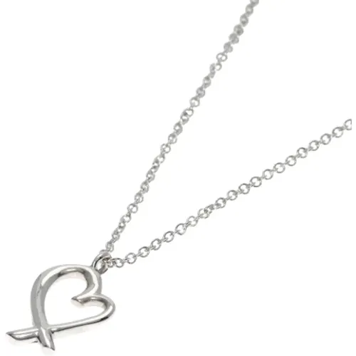 Pre-owned Jewellery, female, , Size: ONE SIZE Pre-owned Silver necklaces - Tiffany & Co. Pre-owned - Modalova