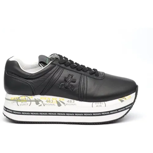 Womens Shoes Sneakers Nero Aw23 , female, Sizes: 4 UK, 7 UK, 6 UK, 3 UK - Premiata - Modalova