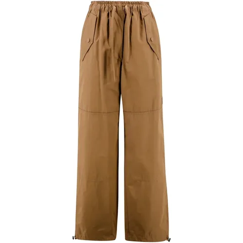 Cargo Trousers Elasticated Waistband Drawstring , female, Sizes: 3XS - Max Mara Weekend - Modalova