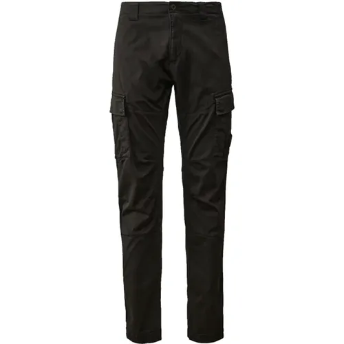 Chinos, male, , Size: L Ergonomic Lens Double Cargo Pants - C.P. Company - Modalova