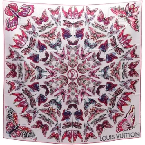 Pre-owned Silk scarves , female, Sizes: ONE SIZE - Louis Vuitton Vintage - Modalova