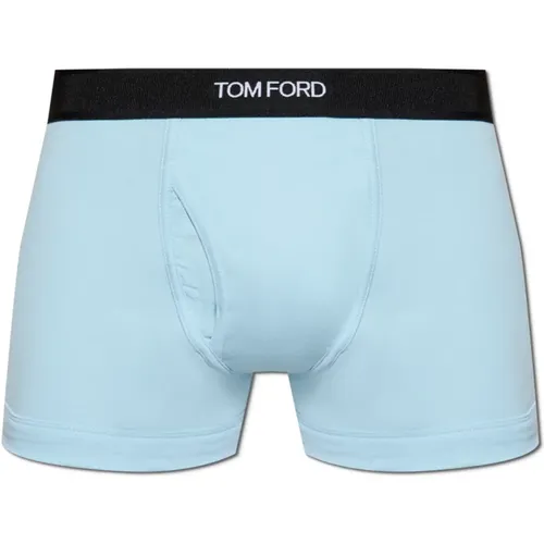 Bottoms, male, , Size: XL Boxer shorts with logo - Tom Ford - Modalova