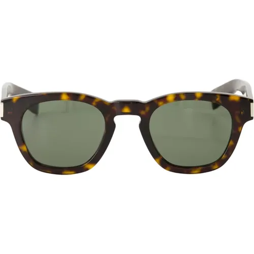 Braune Sl746 Sonnenbrille, Unisex, Herbst-Winter 2024,Moderne Transparente Sonnenbrille Sl746 - Saint Laurent - Modalova