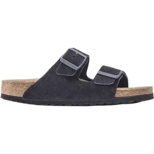 Arizona suede leather sandals , male, Sizes: 7 UK, 11 UK - Birkenstock - Modalova