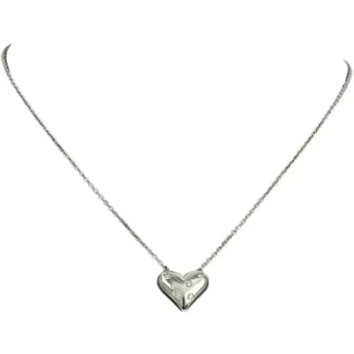 Pre-owned Jewellery, female, , Size: ONE SIZE Pre-owned Platinum necklaces - Tiffany & Co. Pre-owned - Modalova