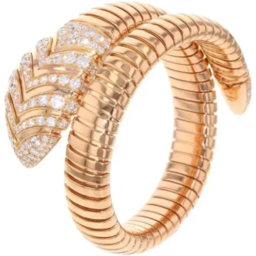 Pre-owned Jewellery, female, , Size: ONE SIZE Pre-owned Rose Gold bracelets - Bvlgari Vintage - Modalova