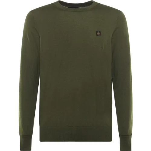 Round-neck Knitwear, male, , Size: L Round-neck Knitwear - RefrigiWear - Modalova
