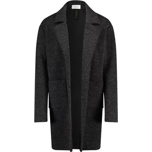 Plüsch Oversized Blazer Mantel , Damen, Größe: 2XL - Cartoon - Modalova