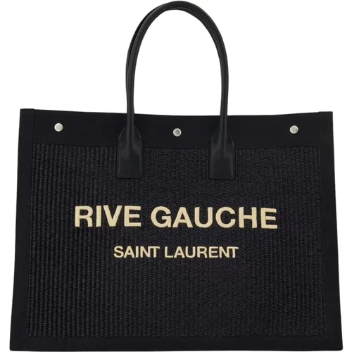 Rive Gauche Tote Bag , male, Sizes: ONE SIZE - Saint Laurent - Modalova