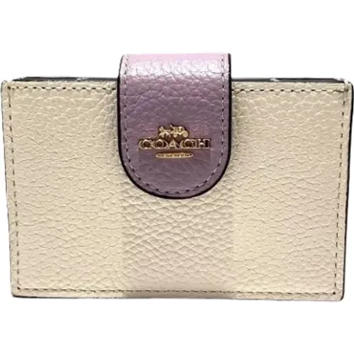 Pre-owned Wallets, female, , Size: ONE SIZE Pre-owned Leather wallets - Coach Pre-owned - Modalova