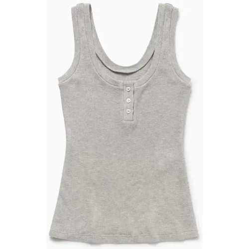 Sleeveless Tops, female, , Size: L Grey T-Shirts and Polos - 1989 Studio - Modalova