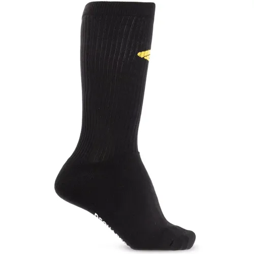 Socks, male, , Size: L Cotton socks with logo - Dsquared2 - Modalova