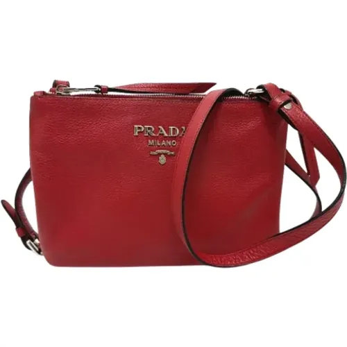 Pre-owned Leather prada-bags , female, Sizes: ONE SIZE - Prada Vintage - Modalova