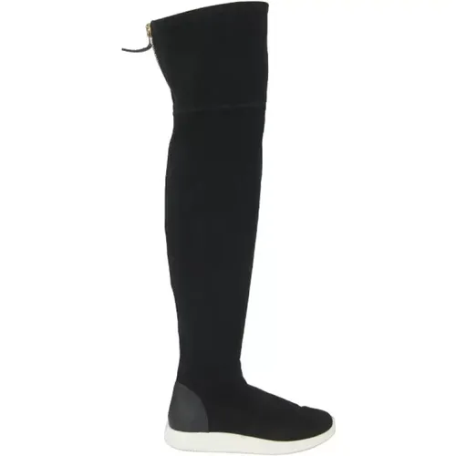 Pre-owned Suede boots , female, Sizes: 4 UK - Giuseppe Zanotti Pre-owned - Modalova
