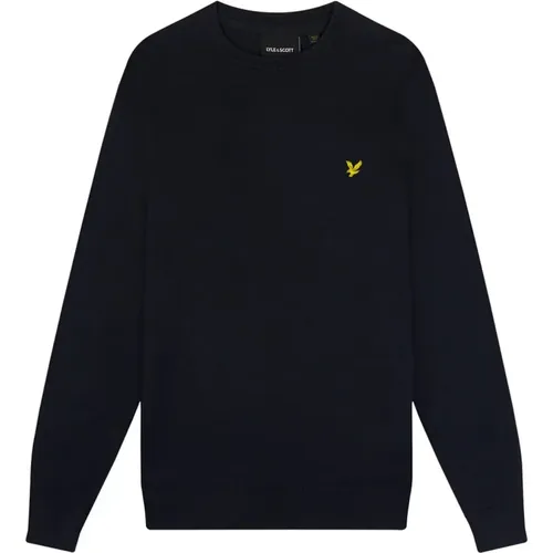 Round-neck Knitwear, male, , Size: S Spring/Summer Men's Knitwear Kn821V - Lyle & Scott - Modalova