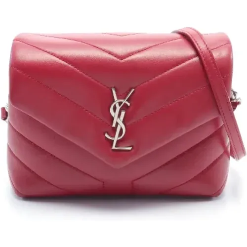 Pre-owned Leather shoulder-bags , female, Sizes: ONE SIZE - Yves Saint Laurent Vintage - Modalova