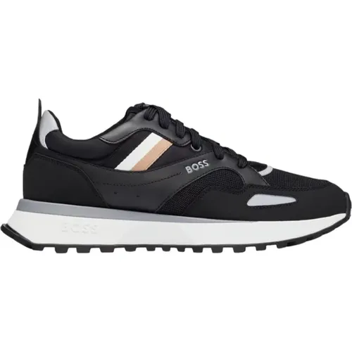 Stylish Sneakers with Logo and Lace Closure , male, Sizes: 13 UK - Boss - Modalova