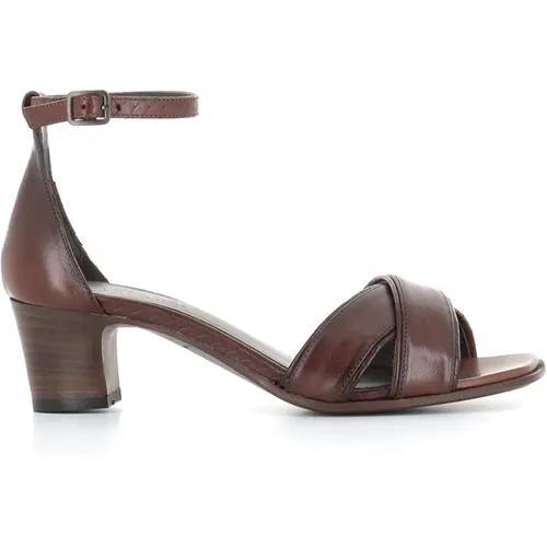 Leather Sandal with Ankle Strap , female, Sizes: 5 UK, 7 UK, 5 1/2 UK, 3 UK, 4 1/2 UK, 4 UK, 6 UK - Pantanetti - Modalova