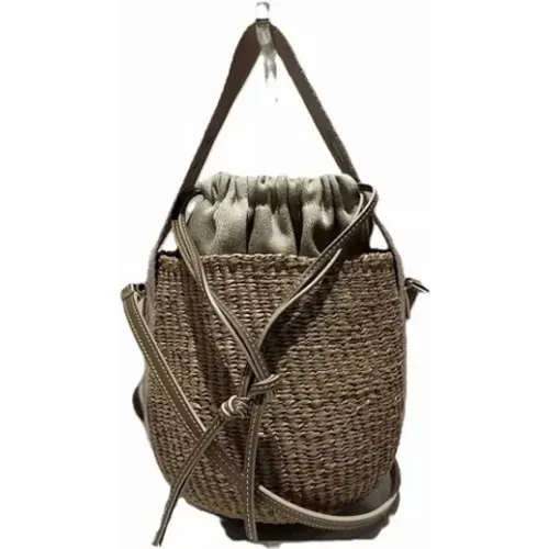 Pre-owned Bucket Bags, female, , Size: ONE SIZE Pre-owned Leather handbags - Chloé Pre-owned - Modalova