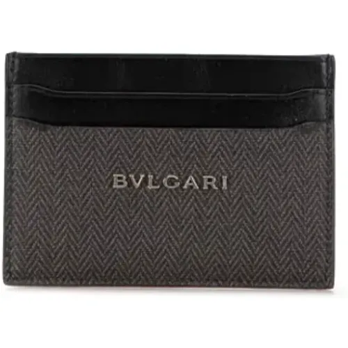 Pre-owned Wallets, female, , Size: ONE SIZE Pre-owned Canvas wallets - Bvlgari Vintage - Modalova