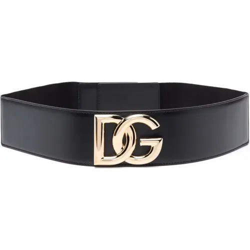 Leather Belt , female, Sizes: 90 CM - Dolce & Gabbana - Modalova