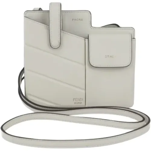 Pre-owned Cross Body Bags, female, , Size: ONE SIZE Pre-owned Leather shoulder-bags - Fendi Vintage - Modalova