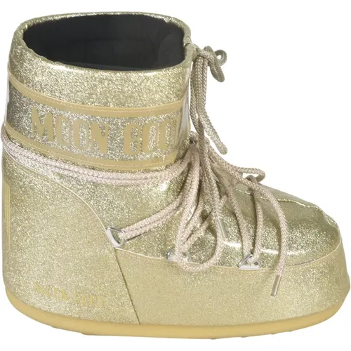 Goldene Stiefel für stilvollen Look - moon boot - Modalova