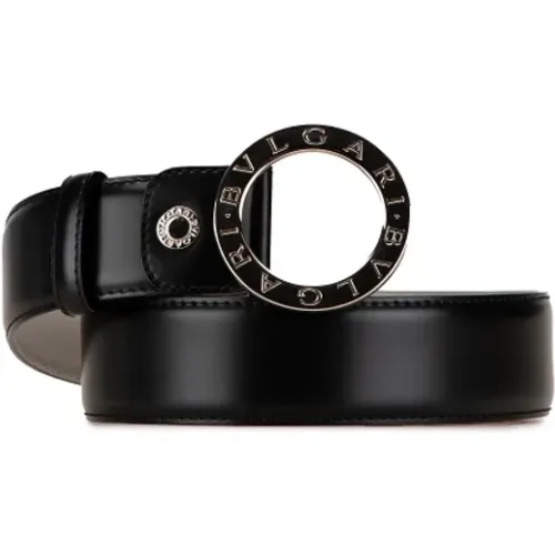 Pre-owned Belts, female, , Size: ONE SIZE Pre-owned Leather belts - Bvlgari Vintage - Modalova