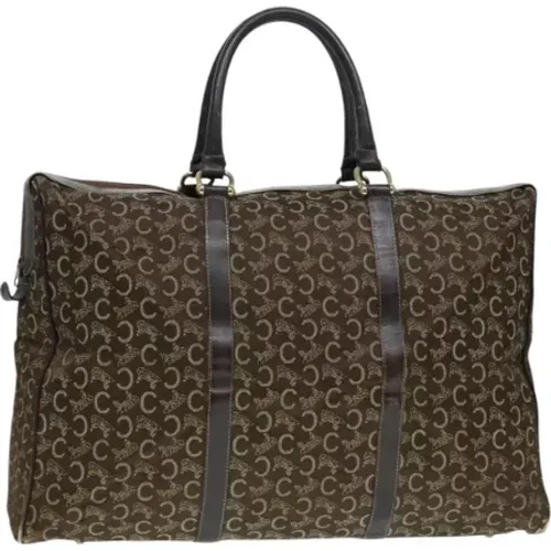 Pre-owned Weekend Bags, female, , Size: ONE SIZE Pre-owned Canvas travel-bags - Celine Vintage - Modalova