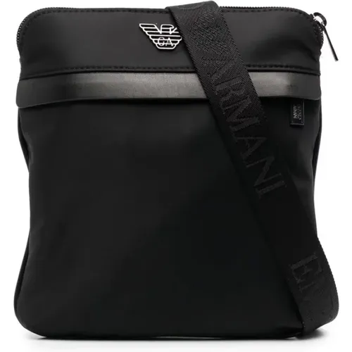 Polyester Crossbody Bag , male, Sizes: ONE SIZE - Emporio Armani - Modalova