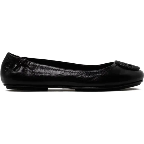 Schwarze Kristall Ballerinas , Damen, Größe: 37 EU - TORY BURCH - Modalova