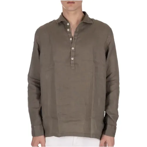 Tyler Linen Shirt , male, Sizes: S, L, XL, 2XL, M - Altea - Modalova
